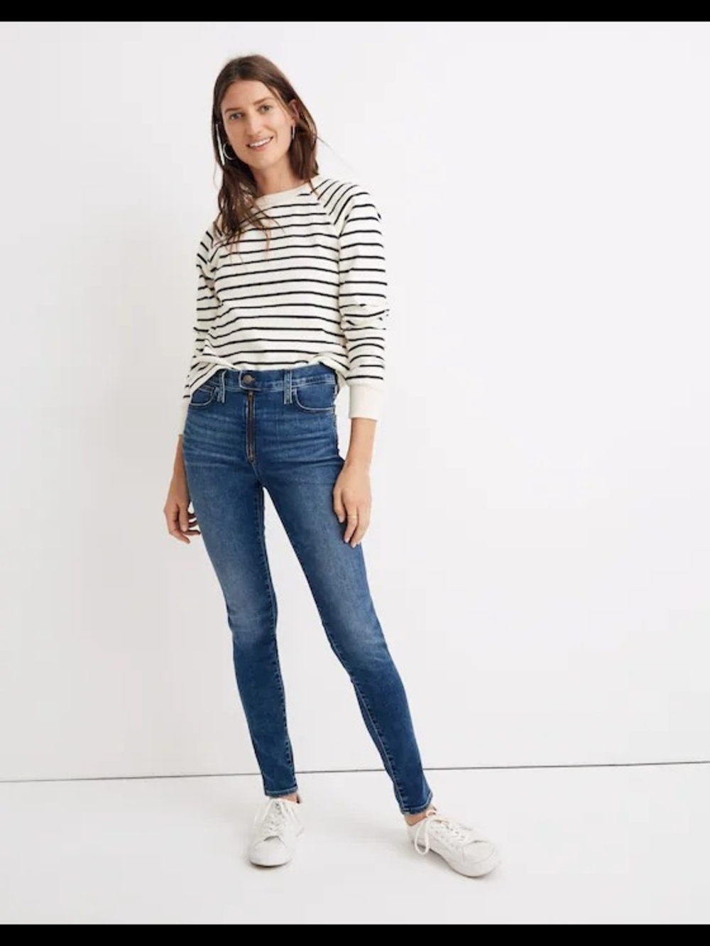 Madewell Roadtripper Jeans Ridgefield Wash 10" High Rise Zip Front Edition